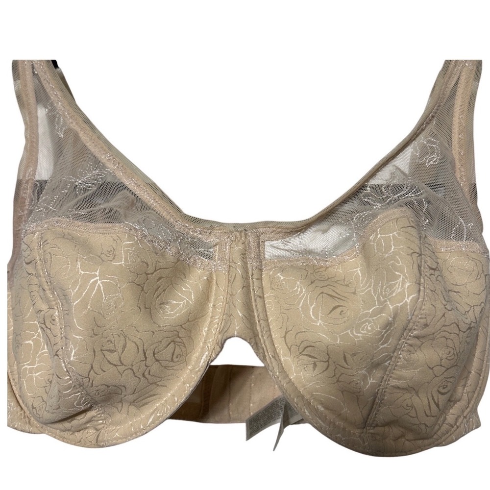Wacoal Retro Chic Full Figure Underwire Bra Sand‎ 855245 32DDD